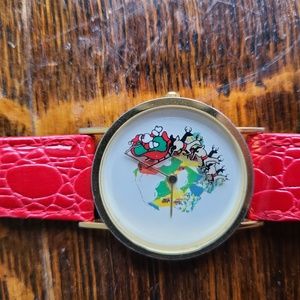 Santa and sleigh Christmas watch